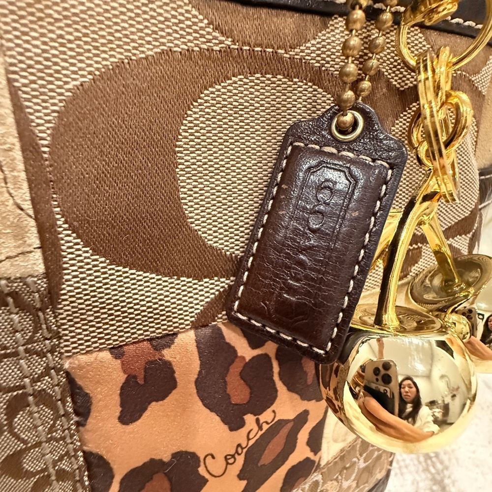 Coach Multicolor Patchwork Shoulder Bag - image 2